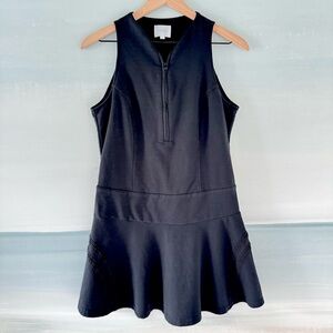 Sundays x Anthropologie Lilou Sleeveless Crochet Mini Dress Black Size Small